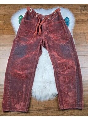 Free People We The Free Flocked Moxie Barrel Jeans  26